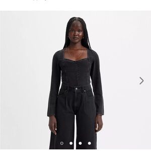 Levi’s Ophelia Corset Top NWOT